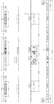 Schwenkhaken-Schloss 279165 / 279166